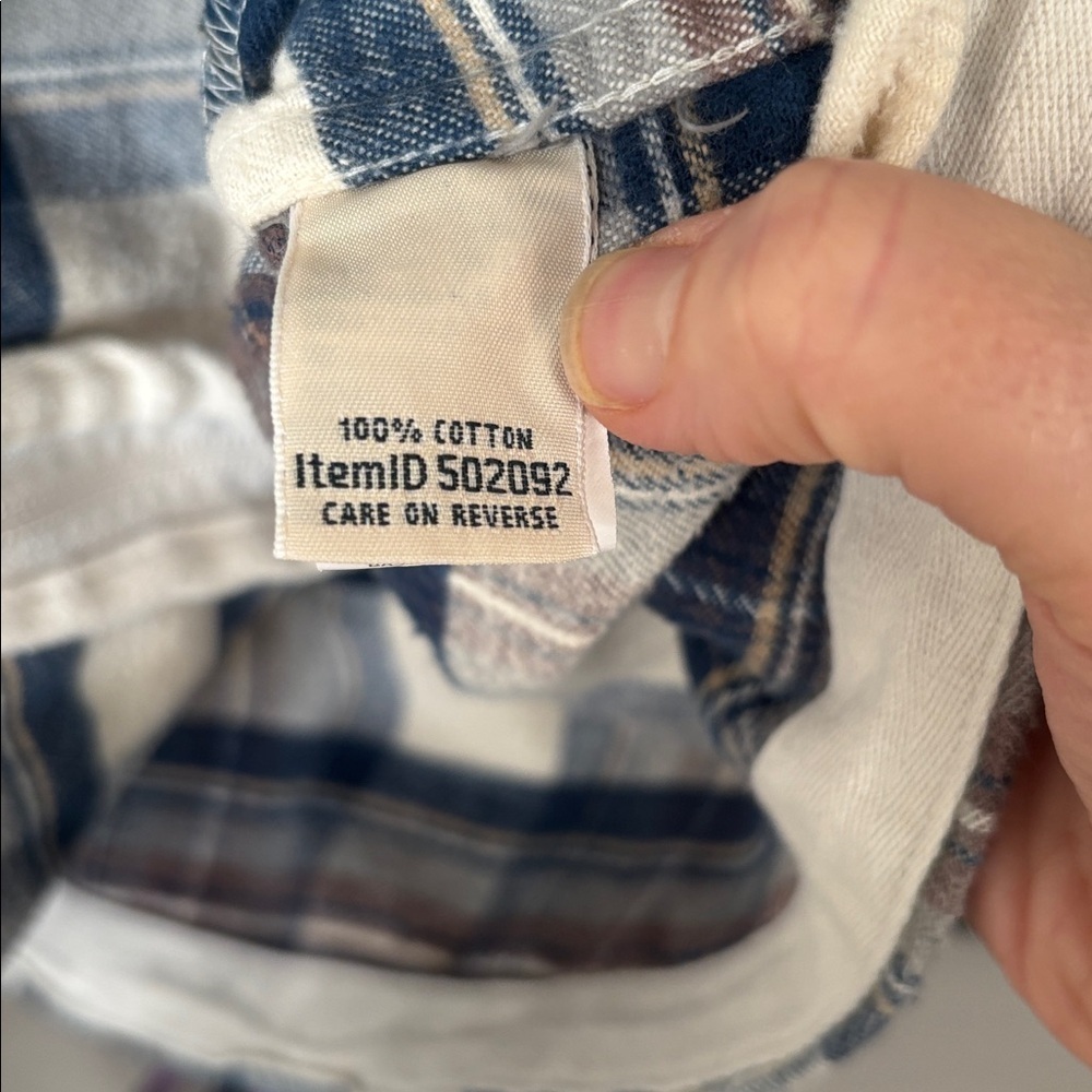L.L. BEAN Women's Scotch Plaid Flannel Shirt,  Zip Hoodie, Small Relaxed Fit - Picture 11 of 11